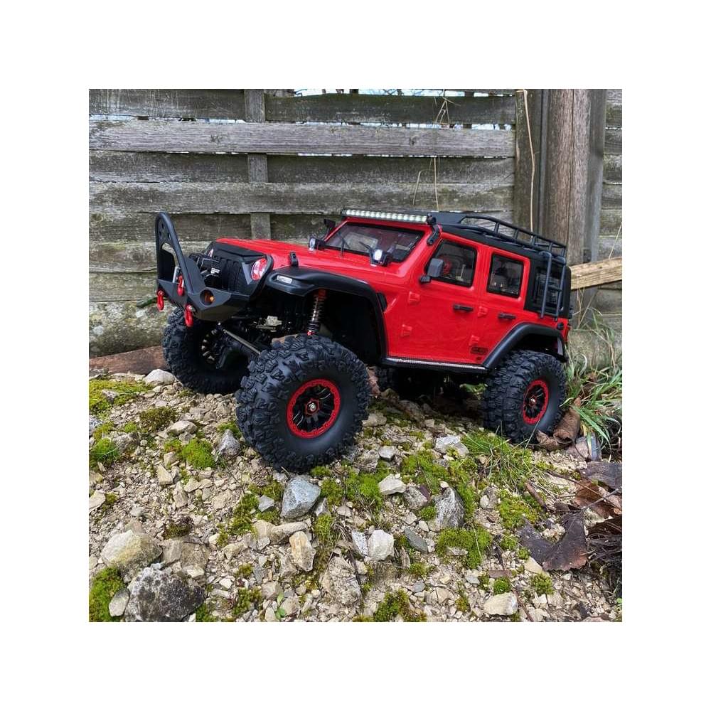 DF Models Crawler RC DF-4S PRO rouge 4WD 1/10 - 3164 - Breizh Modélisme.