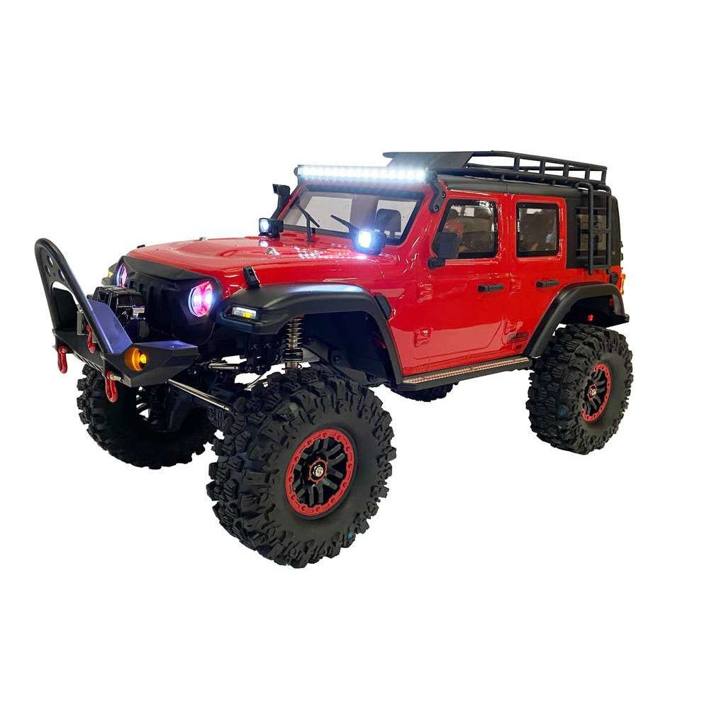 DF Models Crawler RC DF-4S PRO rouge 4WD 1/10 - 3164 - Breizh Modélisme.