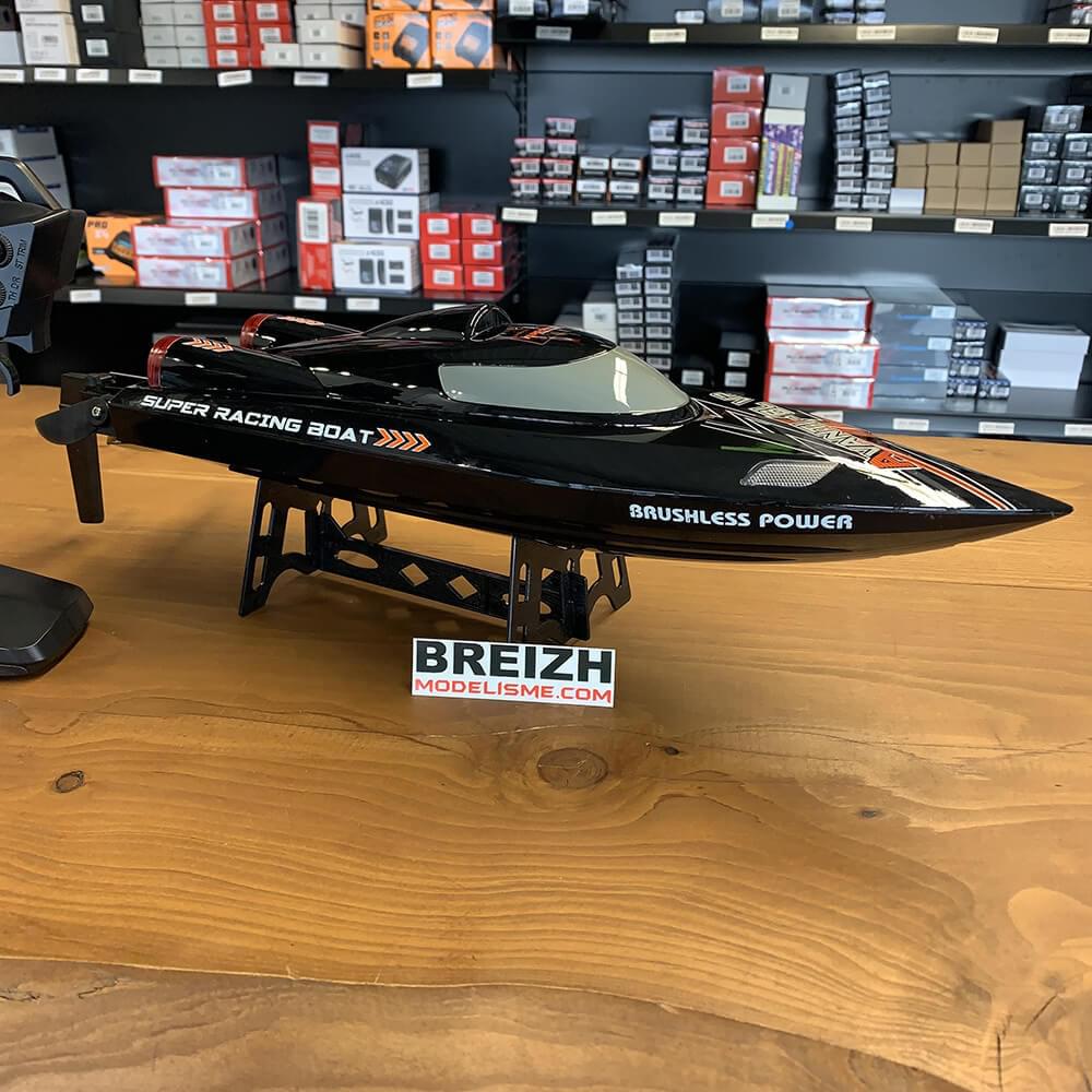 Bateau télécommandé électrique Brushless 55+km/h AVANTI BL V2 - Breizh Modélisme.