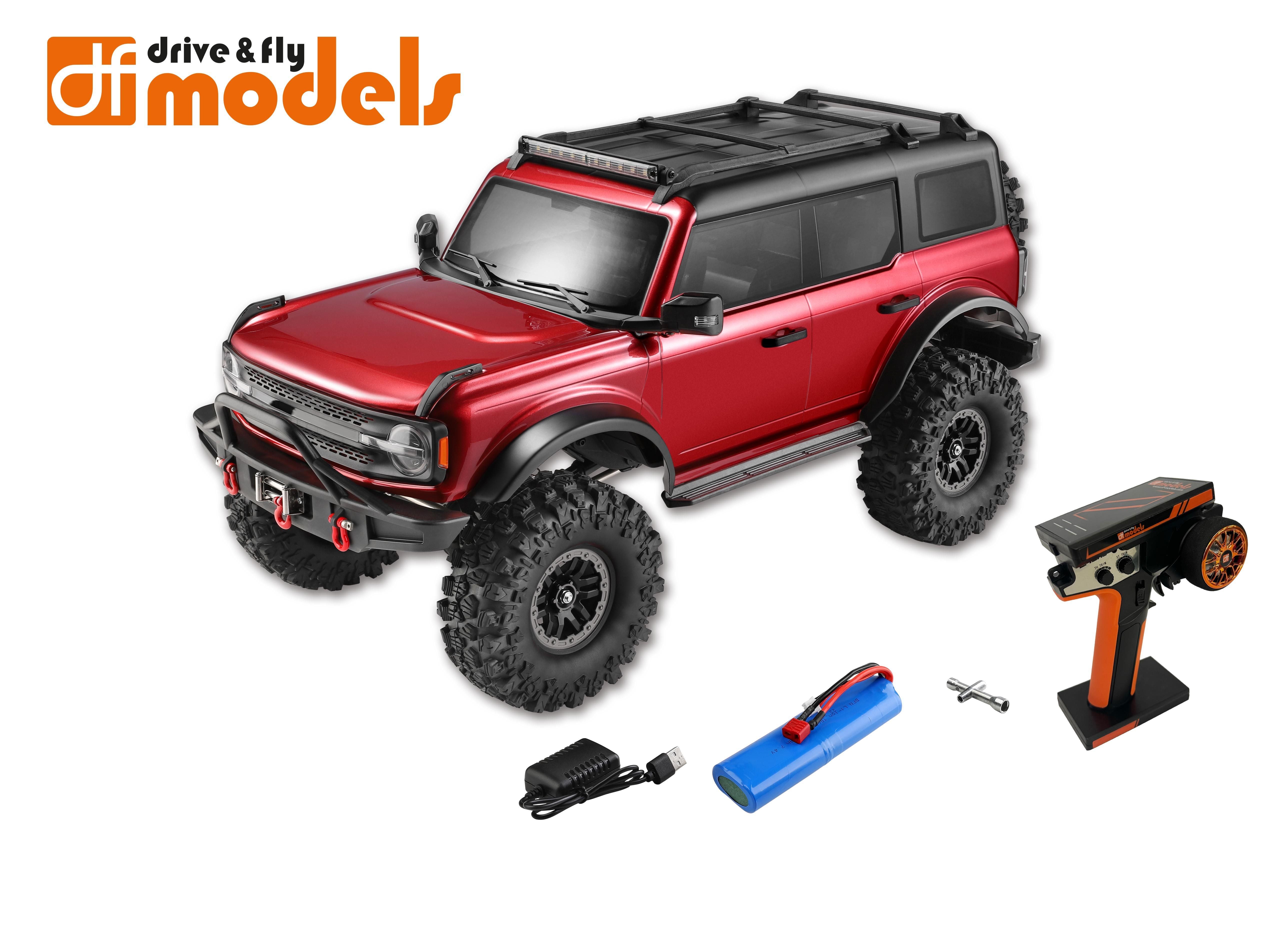 Crawler RC 1/10 Metal 313 mm Scale DF Models 3150 - Breizh Modélisme.