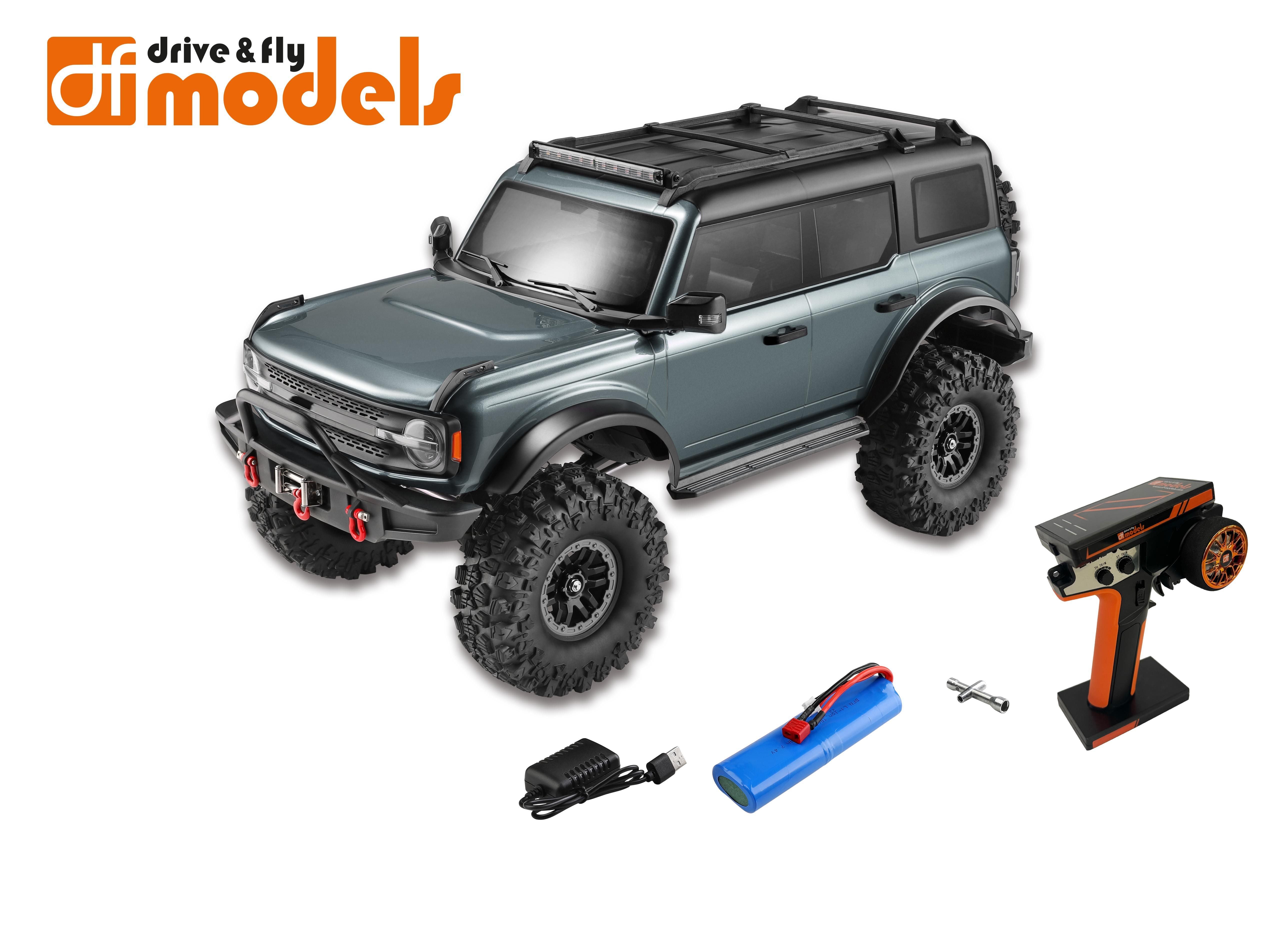 Crawler RC 1/10 Metal 313 mm Scale DF Models 3151 - Breizh Modélisme.