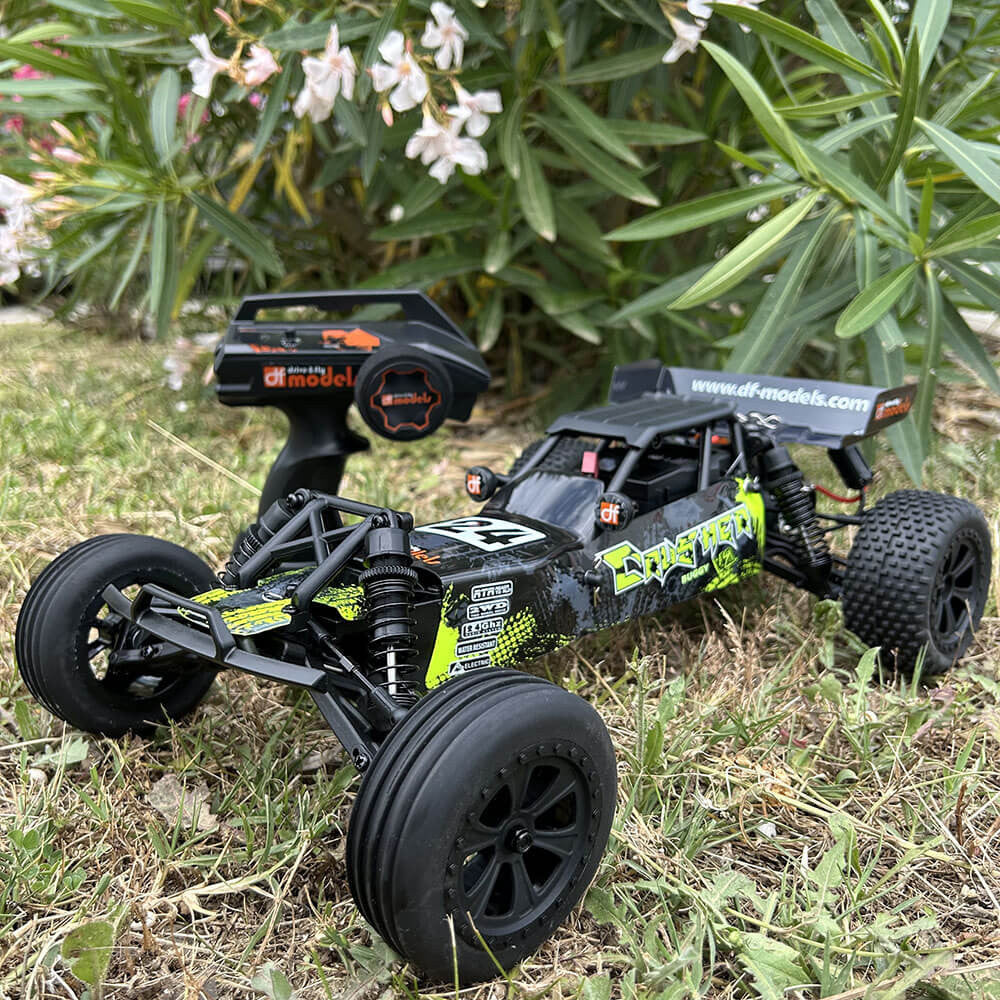 DF Models Buggy RC 1/10 Crusher V2 Race 2WD RTR 35km/h 3140 - Breizh Modélisme.