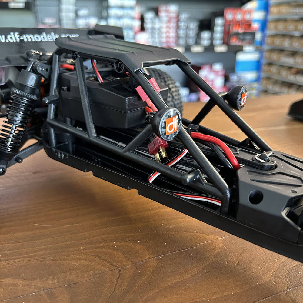 DF Models Buggy RC 1/10 Crusher V2 Race 2WD RTR 35km/h 3140 - Breizh Modélisme.