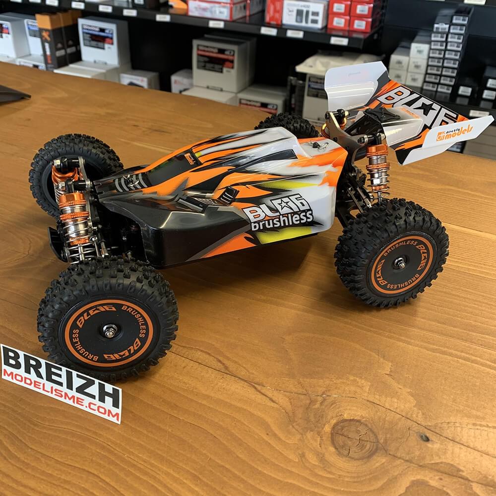 DF Models Buggy RC BL06 Brushless RTR 1/14 - 80km/h 4WD 144010 / 3127 - Breizh Modélisme.