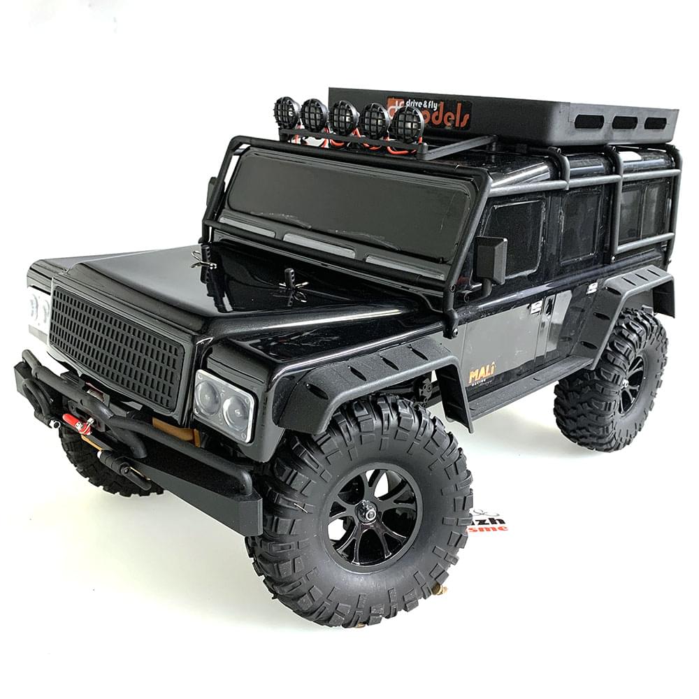 DF Models Crawler 1/10 RTR avec leds et Treuil, Kanyon DF-4J 4WD - 3118 - Breizh Modélisme.