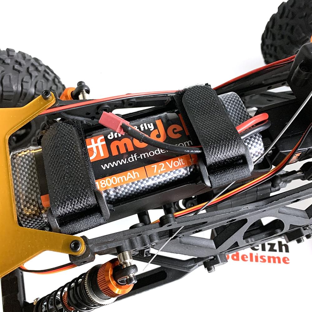 DF Models Crawler 1/10 RTR avec leds et Treuil, Kanyon DF-4J 4WD - 3118 - Breizh Modélisme.