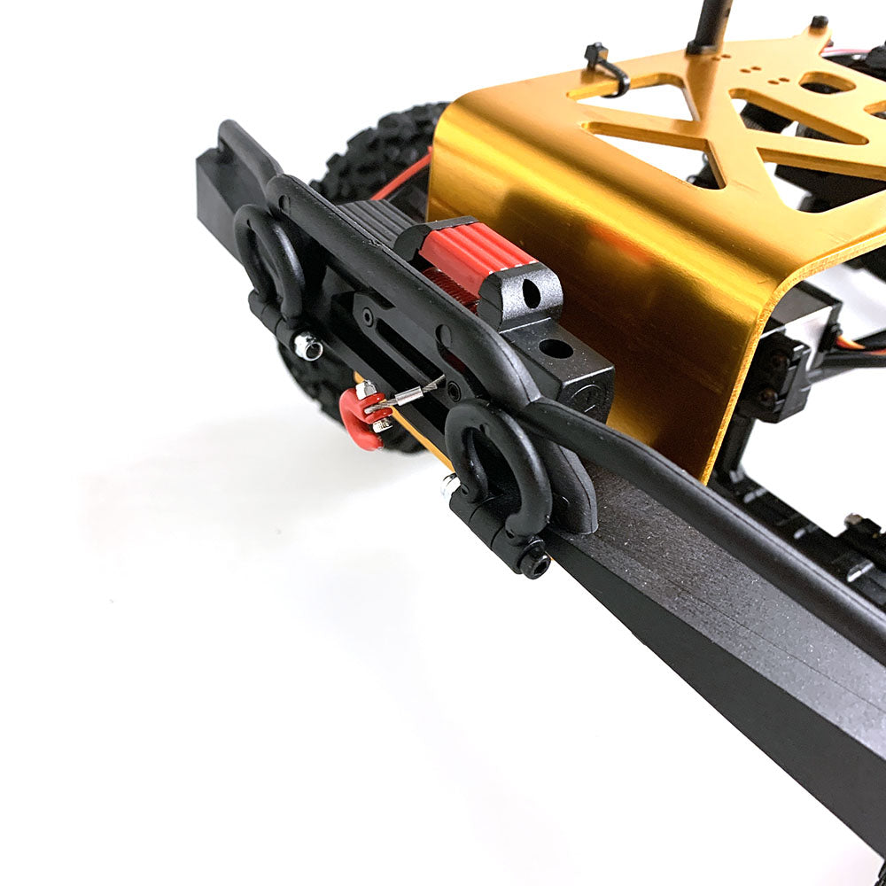 DF Models Crawler 1/10 RTR avec leds et Treuil, Kanyon DF-4J 4WD - 3118 - Breizh Modélisme.