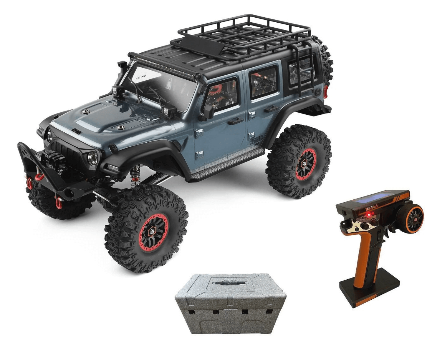 DF Models Crawler RC DF-4S PRO Gris 4WD 1/10 - 3154 - Breizh Modélisme.