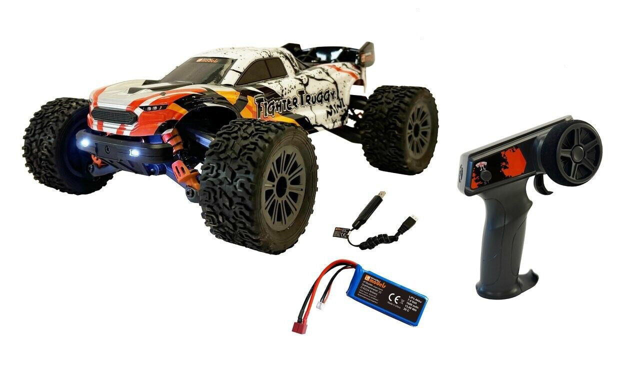 DF Models FighterTruggy Tout Terrain RTR 1/16 vitesse 45km/h 3135 - Breizh Modélisme.