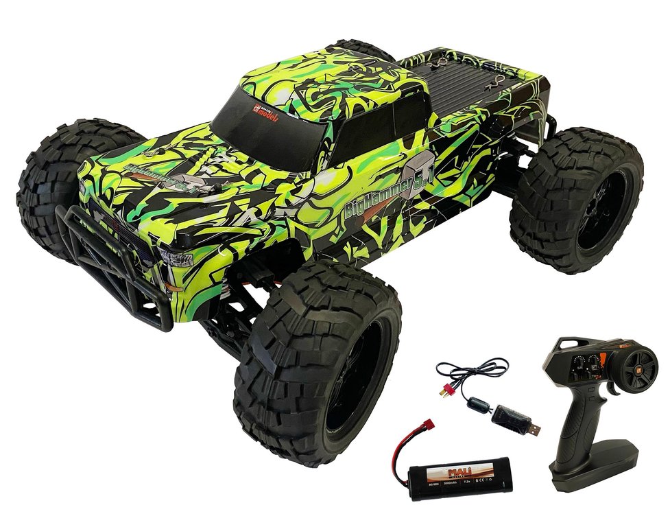 DF Models Monster Truck BigHammer 5.1 RTR 1/10 - 40km/h - Breizh Modélisme.