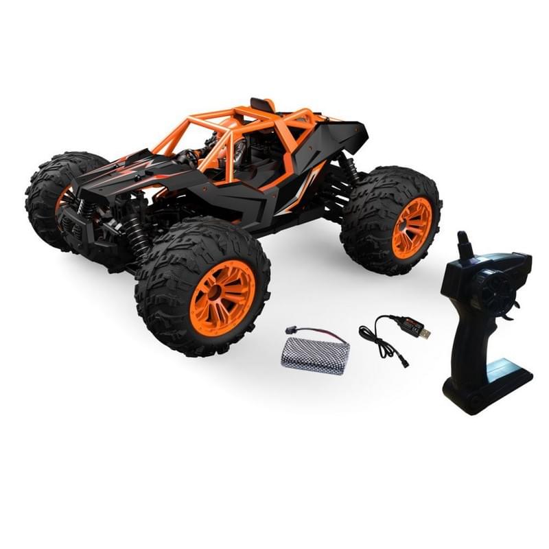 DF Models Voiture Jouet RC Fun Racer" 1/14 RTR Orange 2.4gHz - 3158 - Breizh Modélisme.