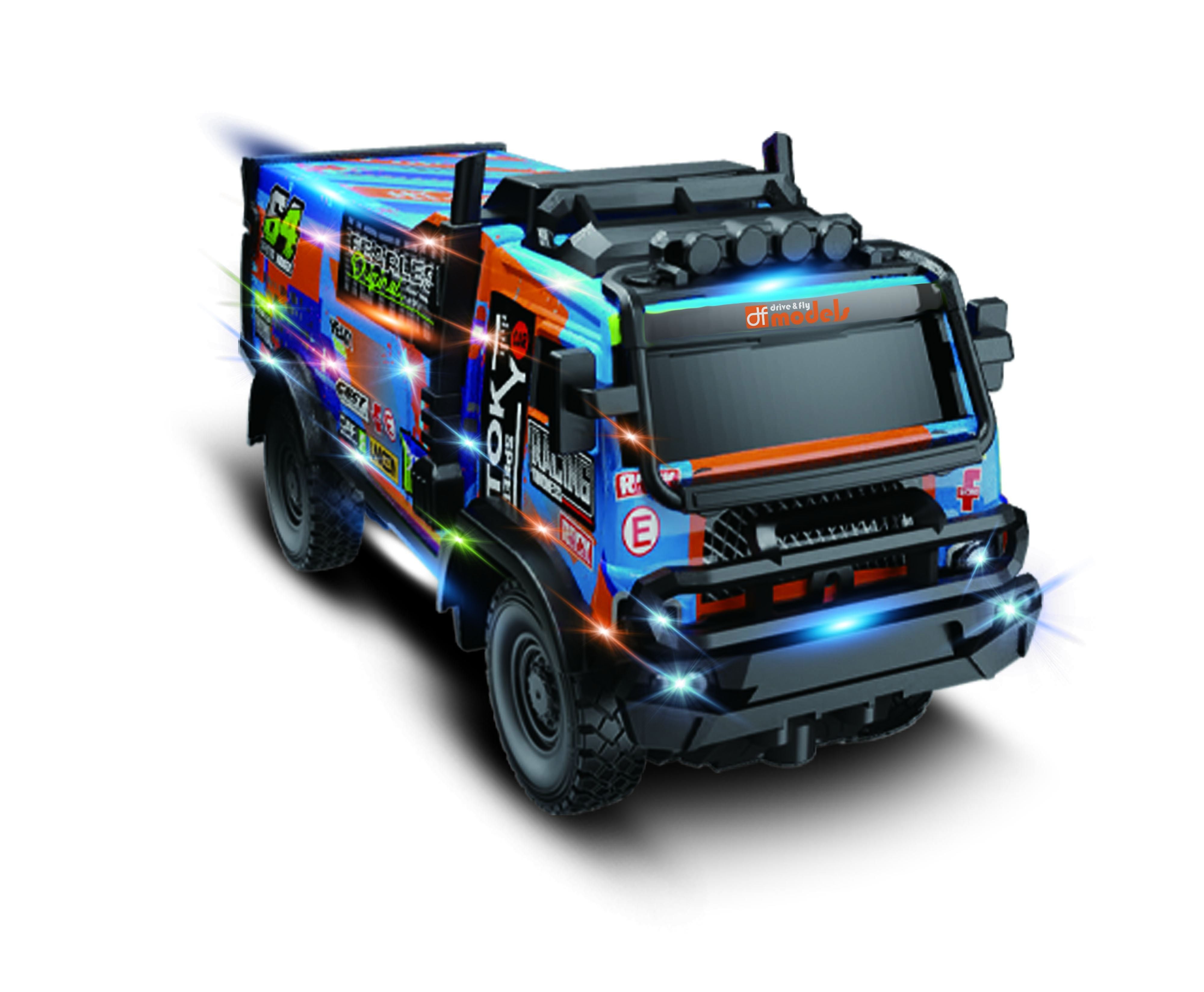 Mini Camion Mountain Truck Rally Van 1/18 DF Models 3139 - Breizh Modélisme.