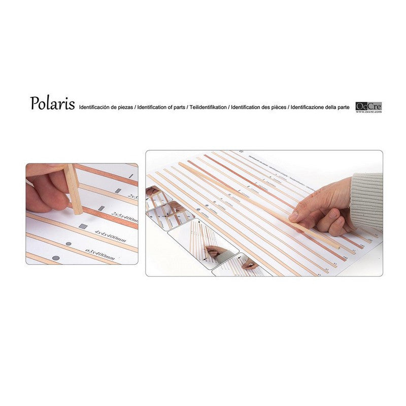 Maquette Bateau Bois coffret initiation Polaris avec voiles - Occre 12007S - Breizh Modélisme.
