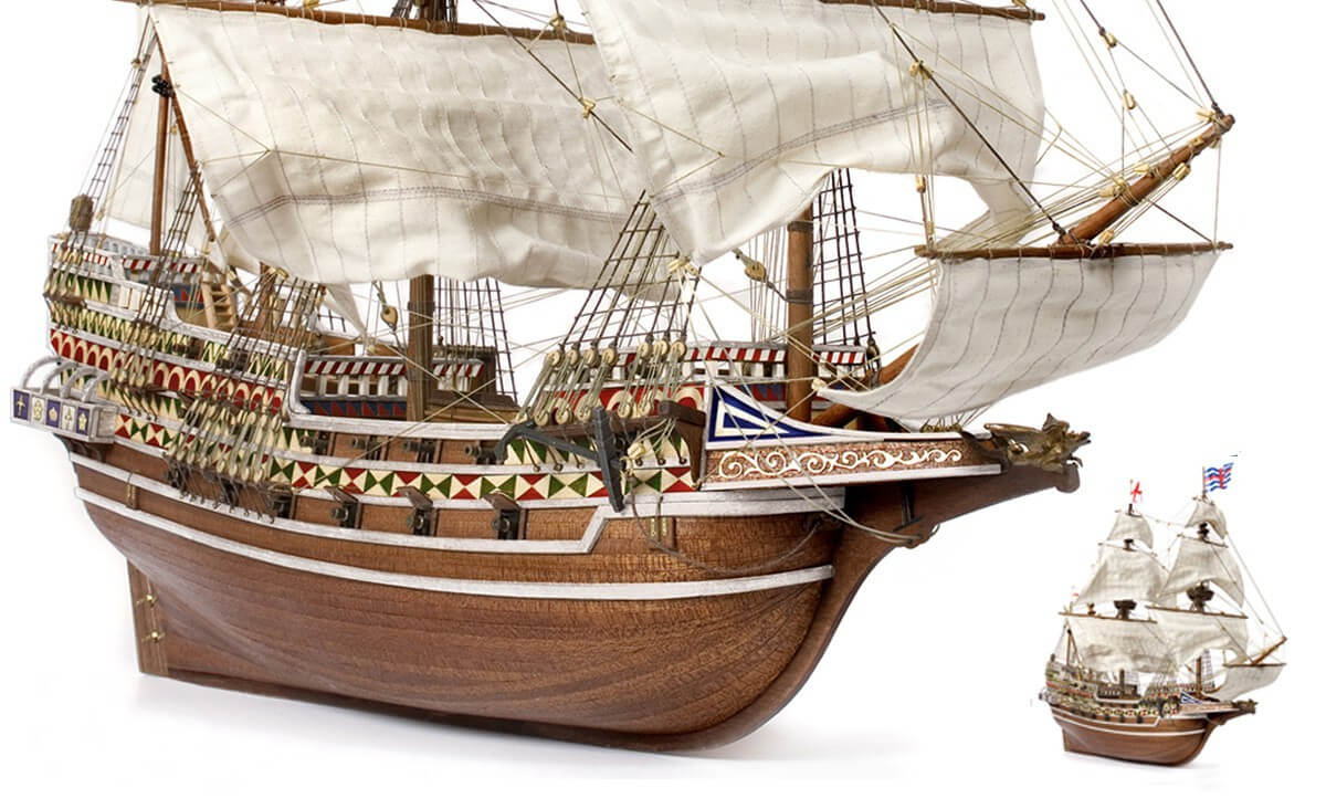 Occre 13004 Maquette Bateau Bois HMS REVENGE - Breizh Modélisme