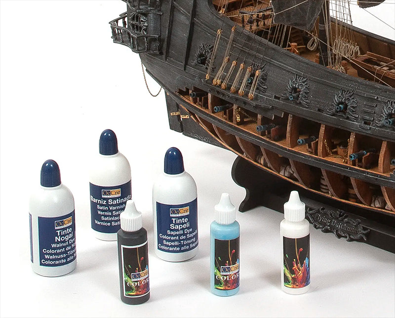Pack de peintures acrylique et Vernis Flying Duthman" - Occre 90508" - Breizh Modélisme.