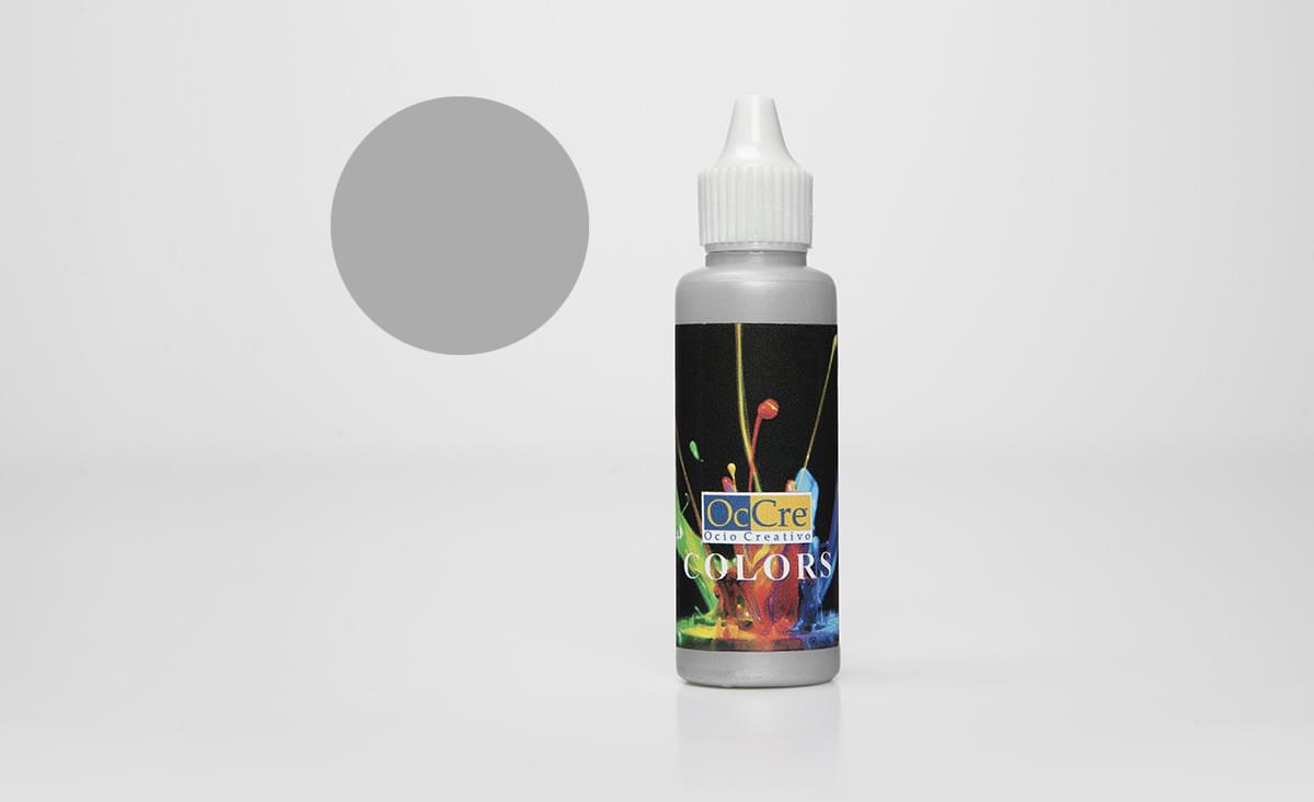 Peintures acryliques 30 ml - Gris clair - Occre 19302 - Breizh Modélisme.