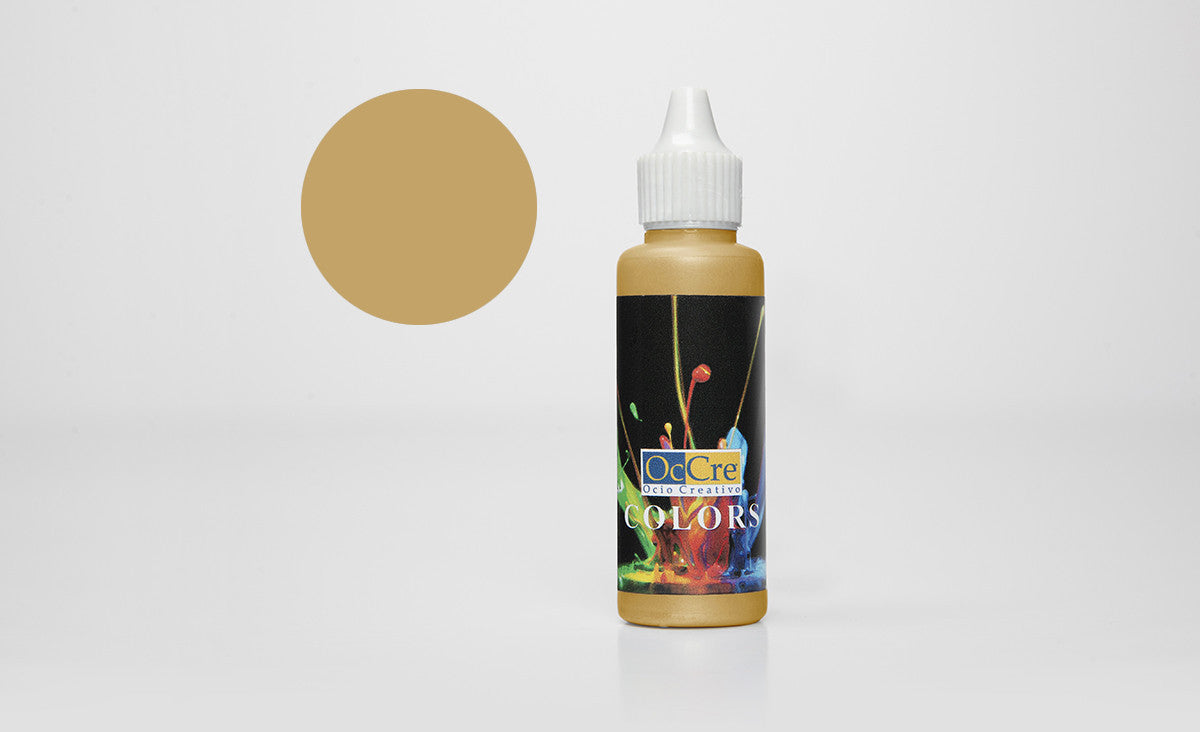 Peintures acryliques 30 ml - Or - Occre 19380 - Breizh Modélisme.