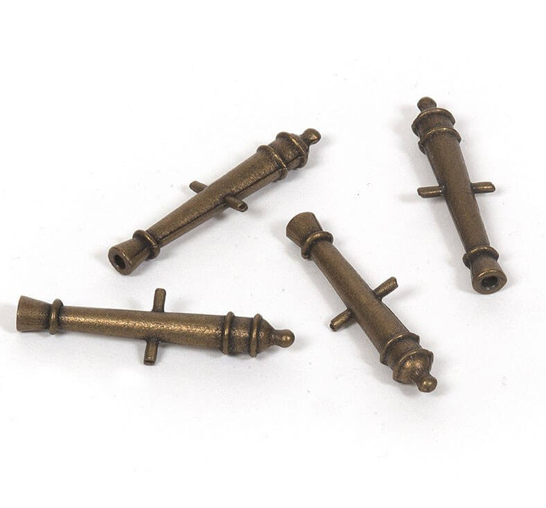 Tube canon 4,5x27mm x 4 pièces - Occre 17022 - Breizh Modélisme.