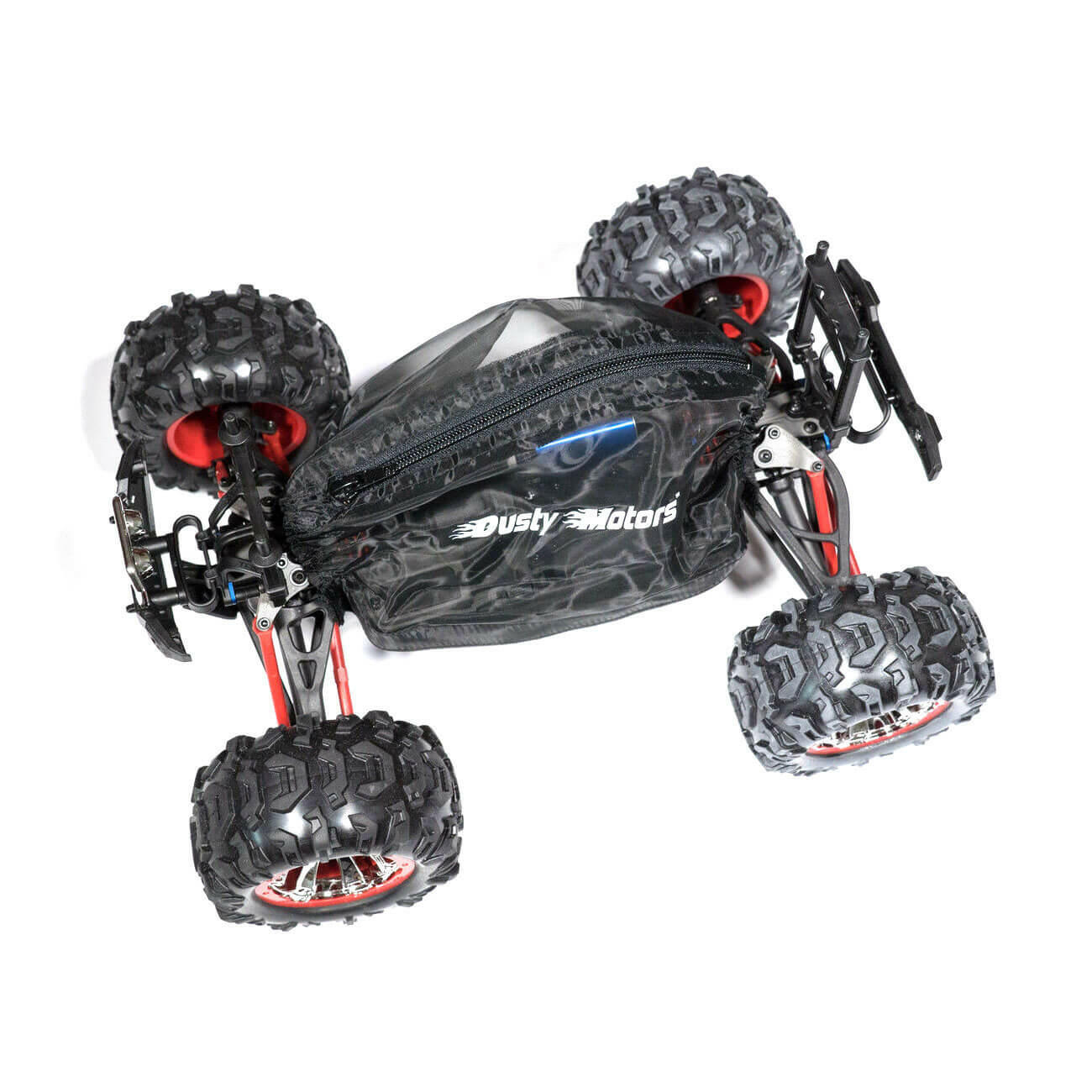 Housse de protection Noir Traxxas E Revo, Summit, Rally 1/16 Dusty Motors - Breizh Modélisme.