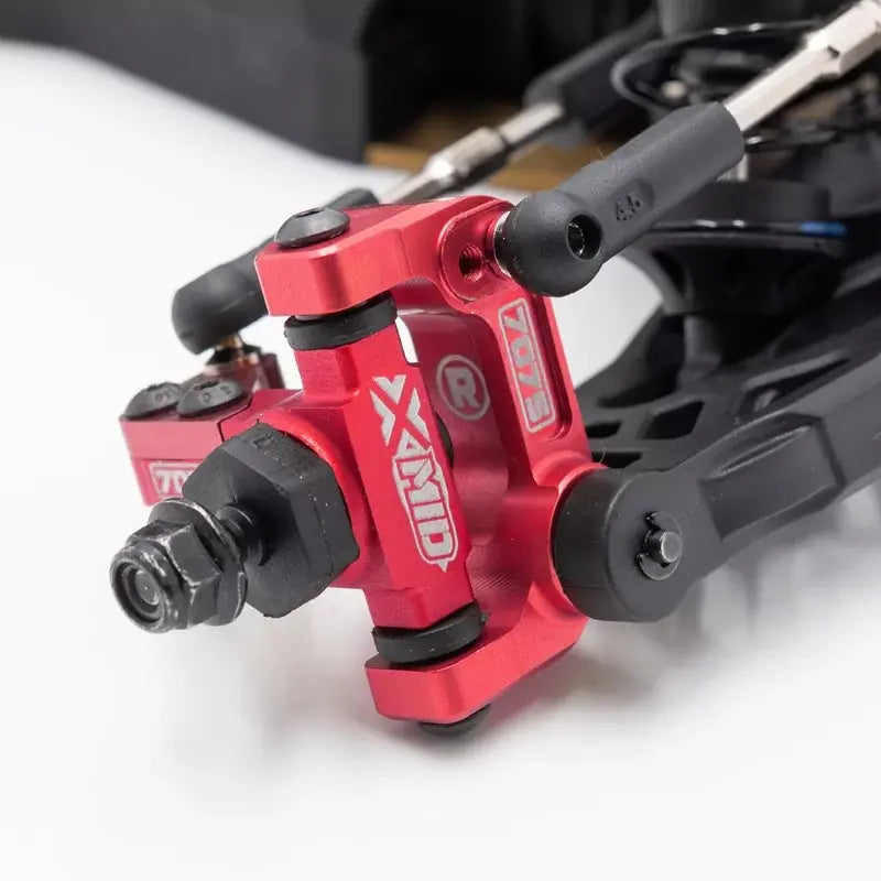 Étrier avant Xmid Rouge en aluminium (x2) - MID-OP16-FR - Breizh Modélisme.