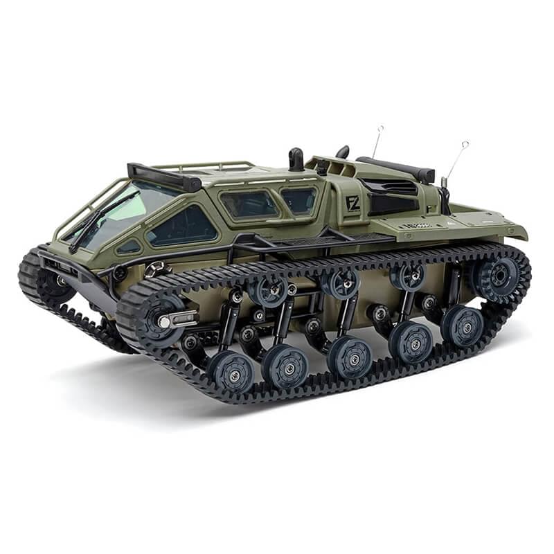 Char haute vitesse E-ZEE RC 1/16 RIPSAW - vert - Breizh Modélisme.