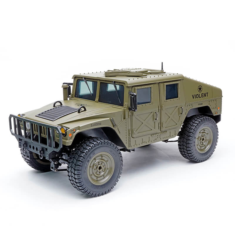 Camion militaire Hummer radiocommandé E-ZEE RC 1/16 4x4 Vert