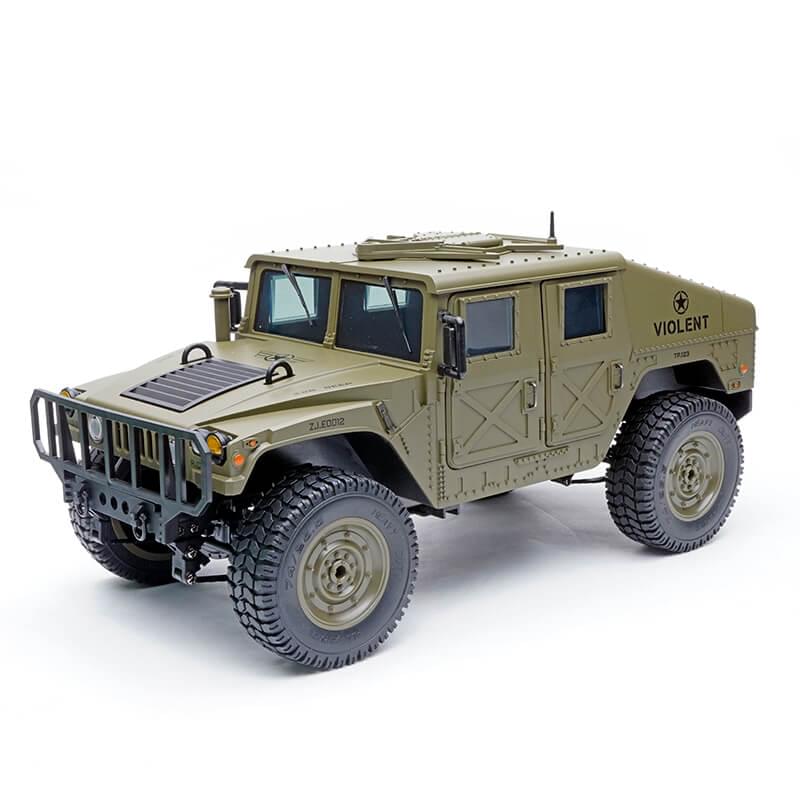 Camion militaire Hummer radiocommandé E-ZEE RC 1/16 4x4 Vert