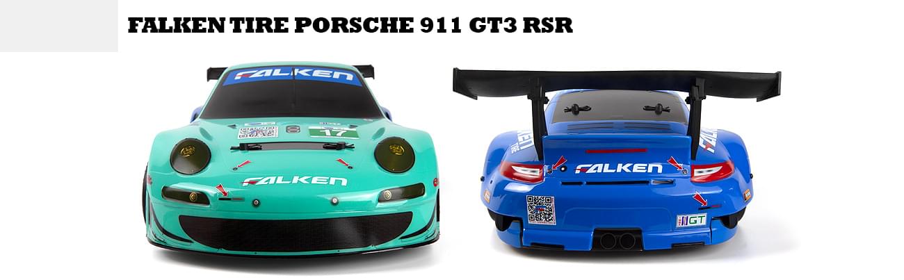 HPI Racing Sport 3 Porsche 911 GT3 RSR Falken FLUX - HP160781