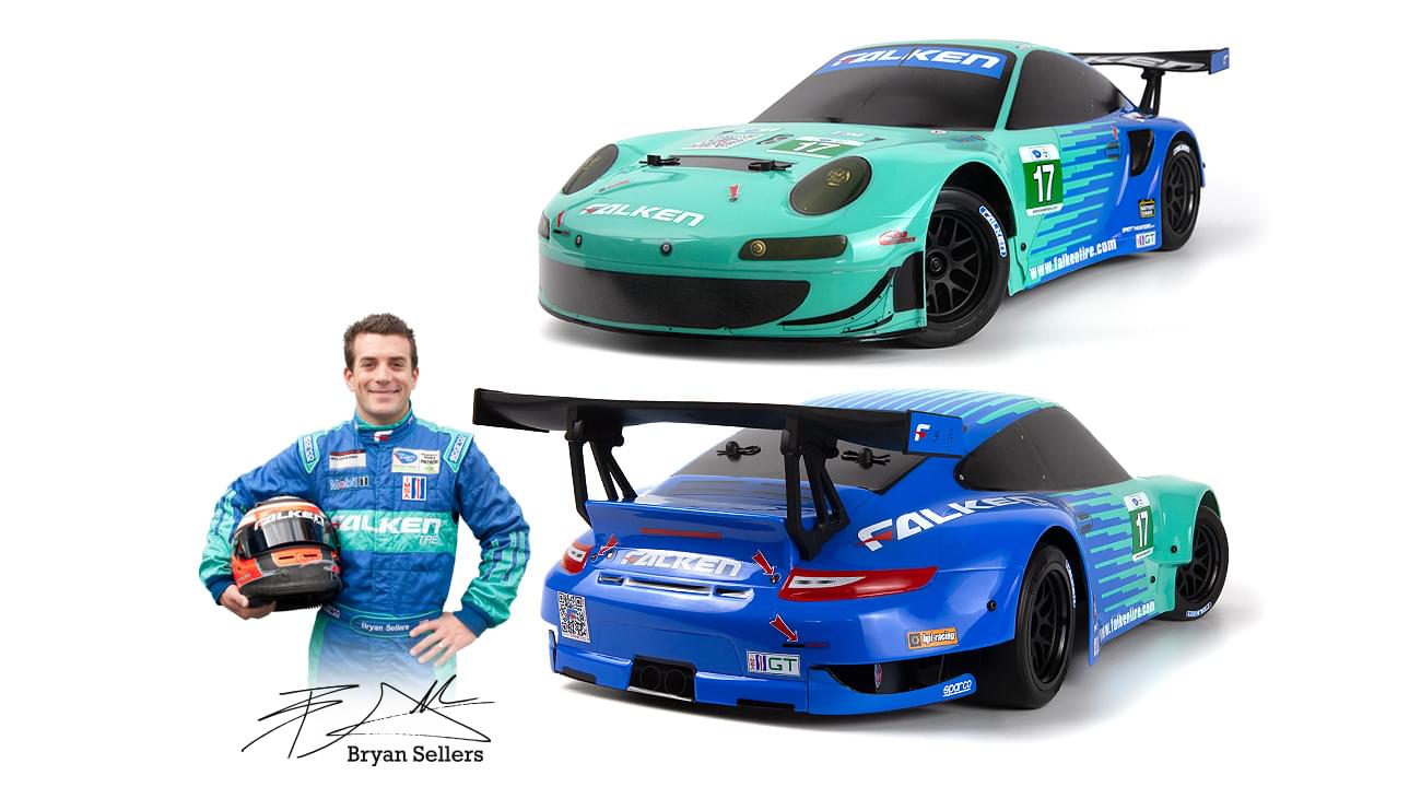 HPI Racing Sport 3 Porsche 911 GT3 RSR Falken FLUX - HP160781