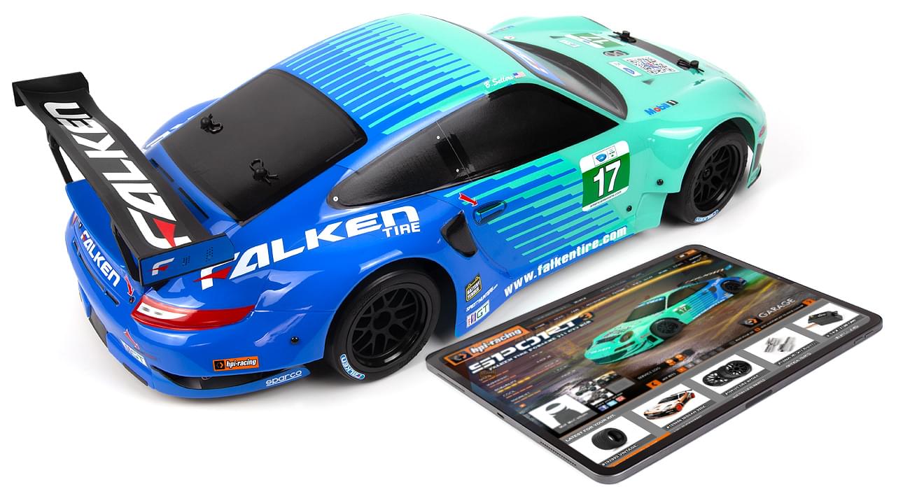 HPI Racing Sport 3 Porsche 911 GT3 RSR Falken FLUX - HP160781