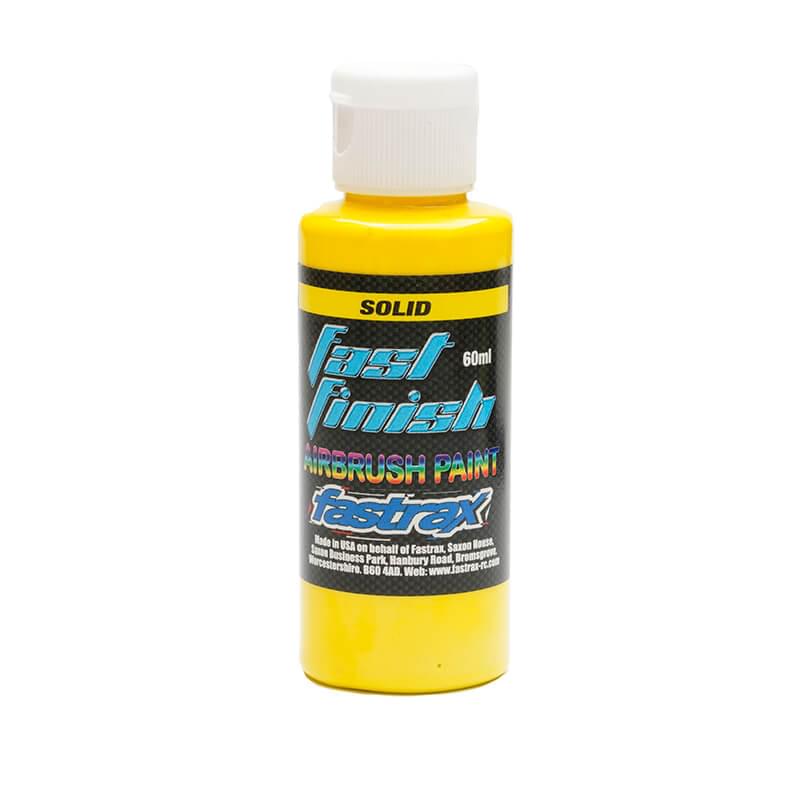 Peinture aérographe Fastrax Fast Finish jaune 60 ml