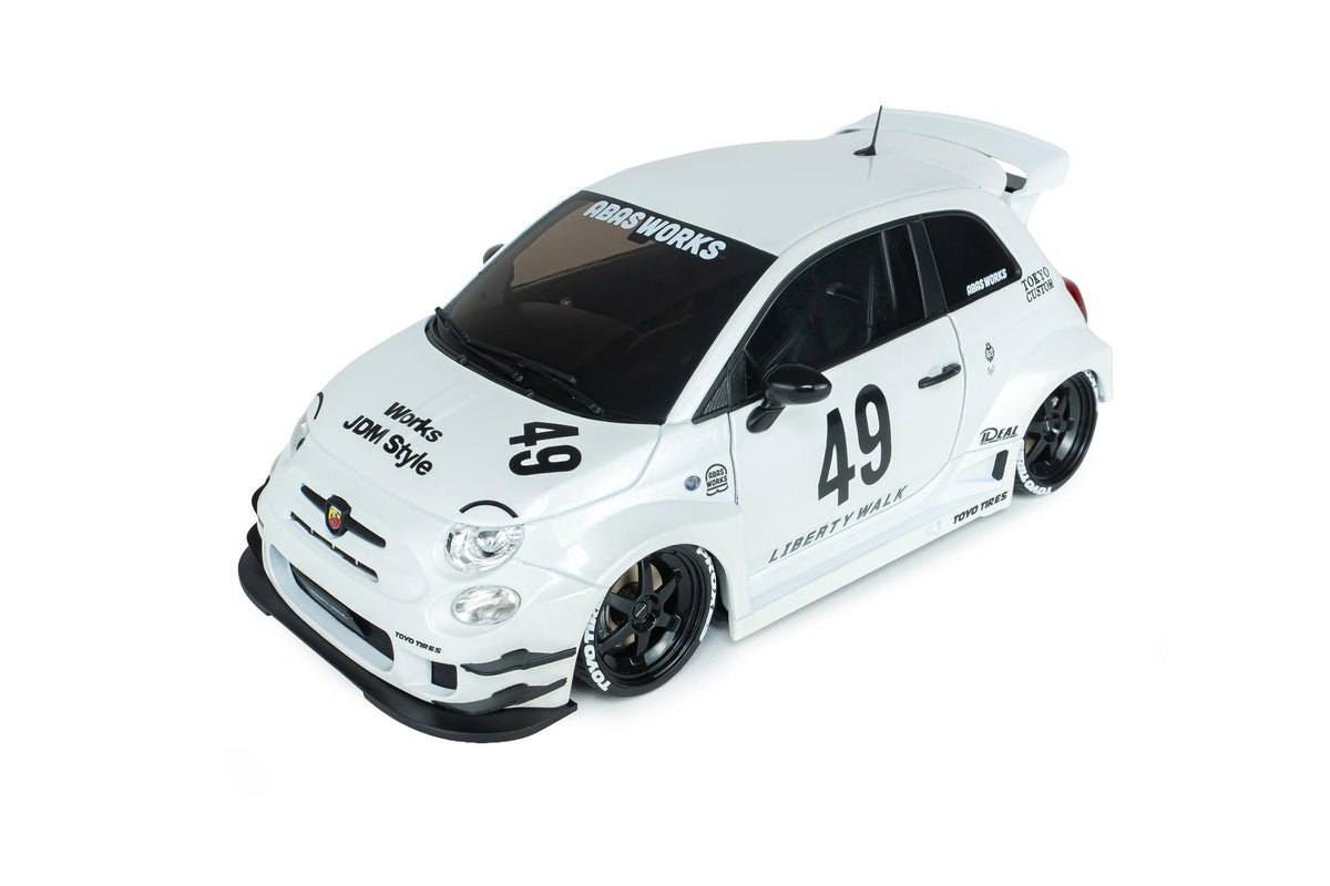 Solido S1815401 Voiture miniature collection 1/18 Fiat 500 Abarth Liberty Walk Body Kit 2025 - Breizh Modélisme.