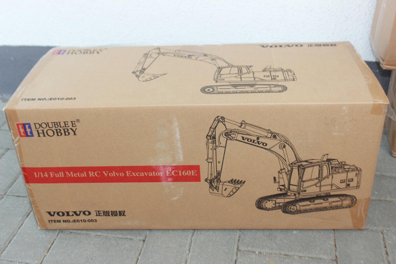 Volvo EC160E - Pelle RC électrique entièrement métallique 1/14 - Breizh Modélisme.
