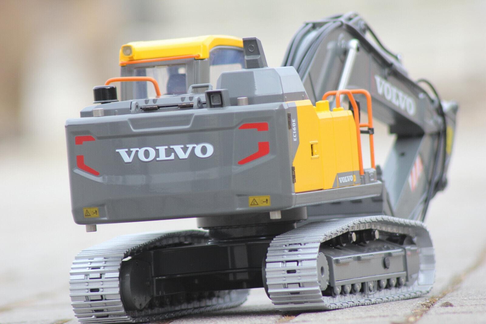 Volvo EC160E - Pelle RC électrique entièrement métallique 1/14 - Breizh Modélisme.