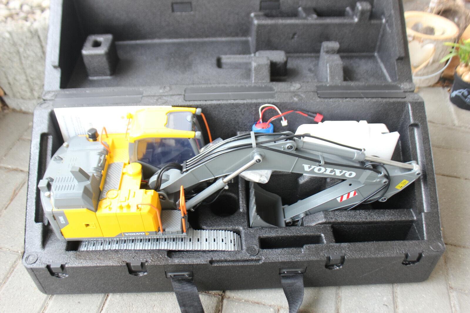Volvo EC160E - Pelle RC électrique entièrement métallique 1/14 - Breizh Modélisme.