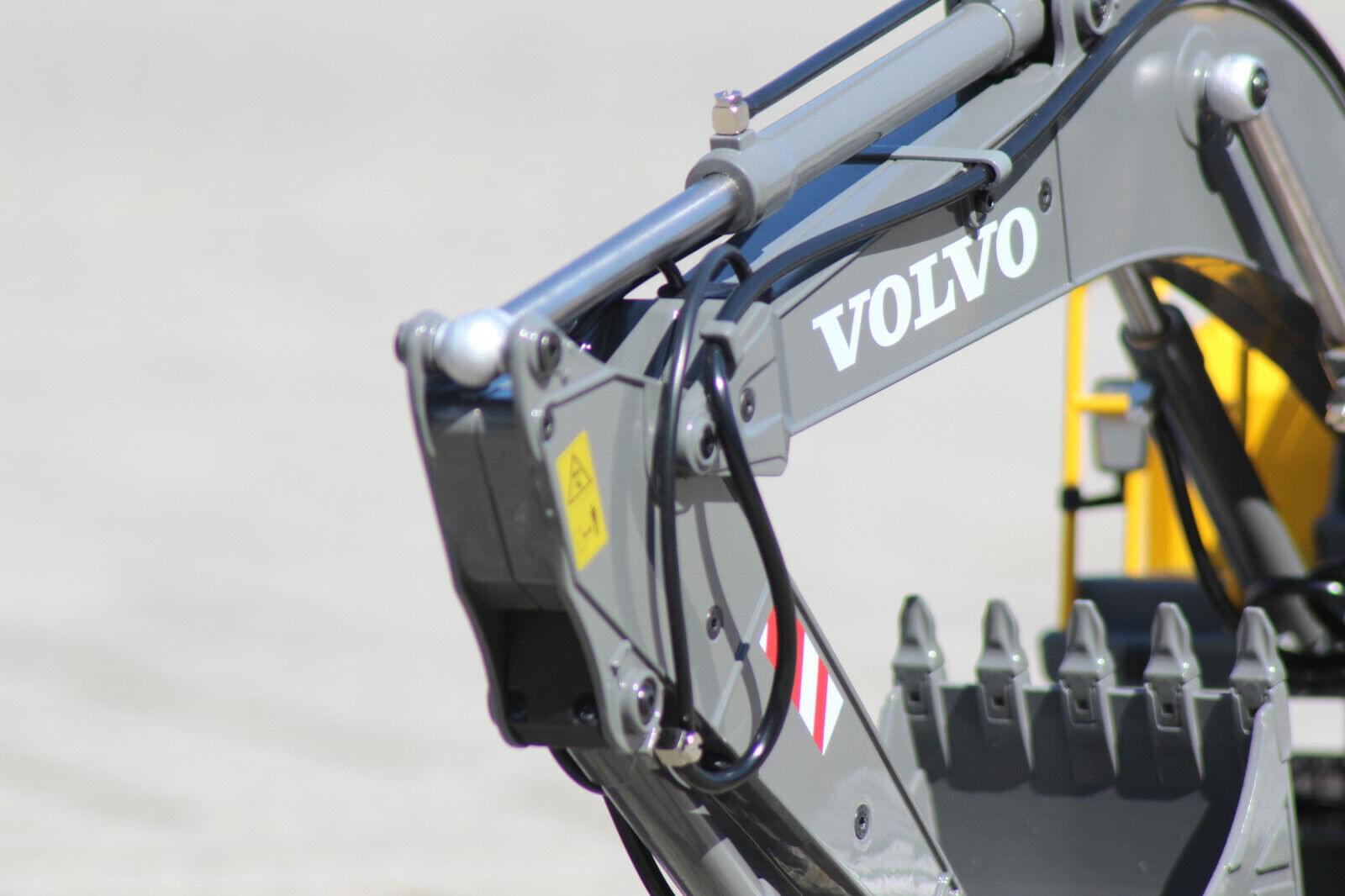 Volvo EC160E - Pelle RC électrique entièrement métallique 1/14 - Breizh Modélisme.