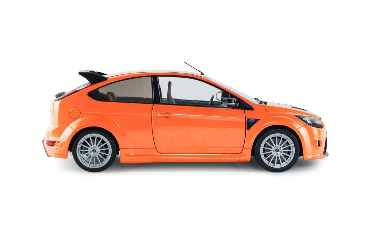 Solido S1813103 Voiture miniature collection 1/18 Ford Focus RS MK2 Performance pack RS+ orange électrique 2009 - Breizh Modélisme.