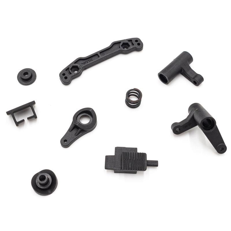 Set plastiques de direction + clips couvercle Funtek STX - FTK-21017 - Breizh Modélisme.