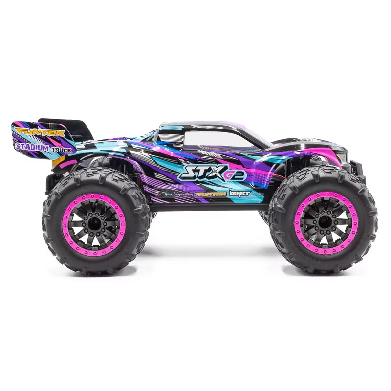 Voiture radiocommandée Funtek STX G2 violet 4wd 1/12 XL