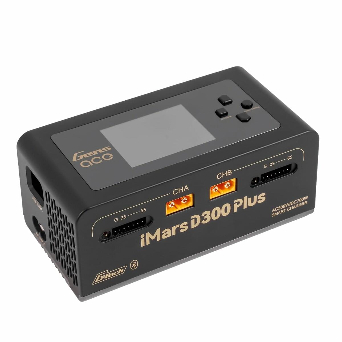 Chargeur Duo Imars Gens Ace D300 PLUS G-tech 300w (2 sorties 150watts)