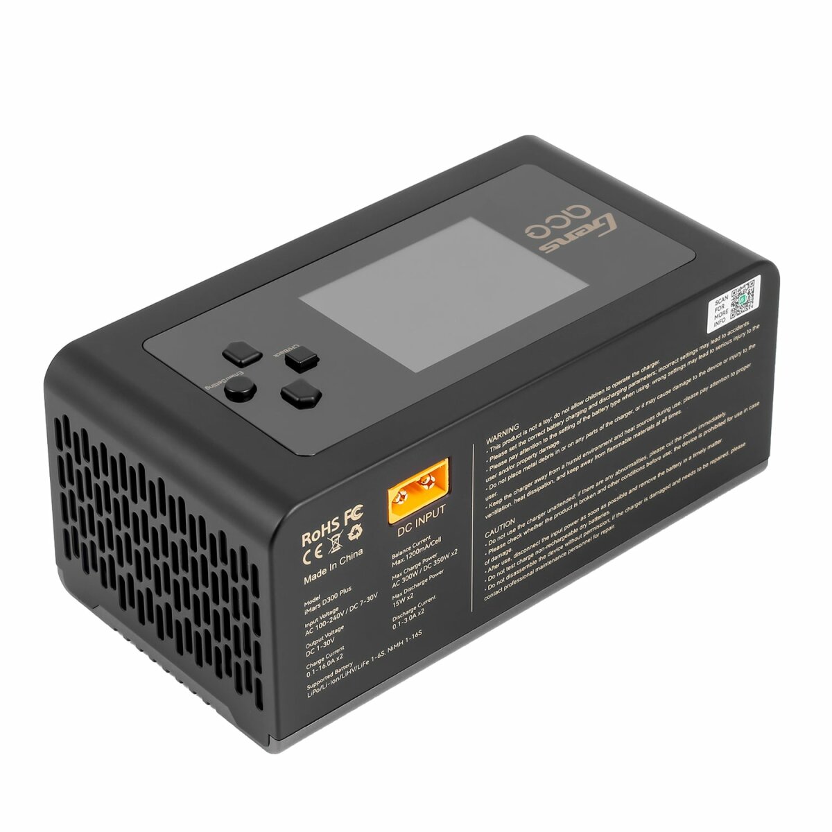 Chargeur Duo Imars Gens Ace D300 PLUS G-tech 300w (2 sorties 150watts)