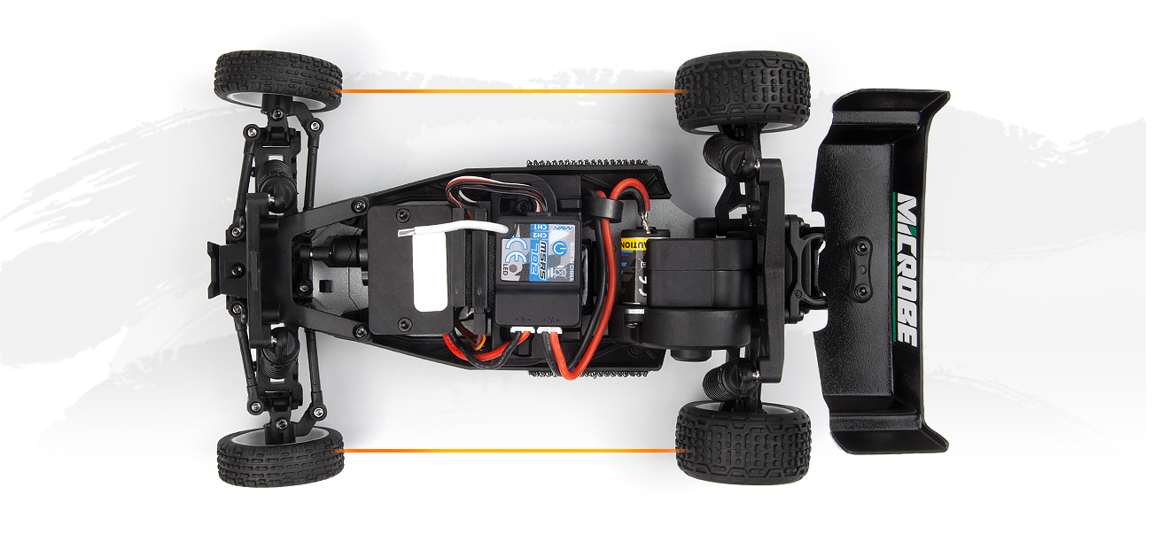 Buggy 1/24 Maverick Microbe – Voiture RC Tout-Terrain MV150803