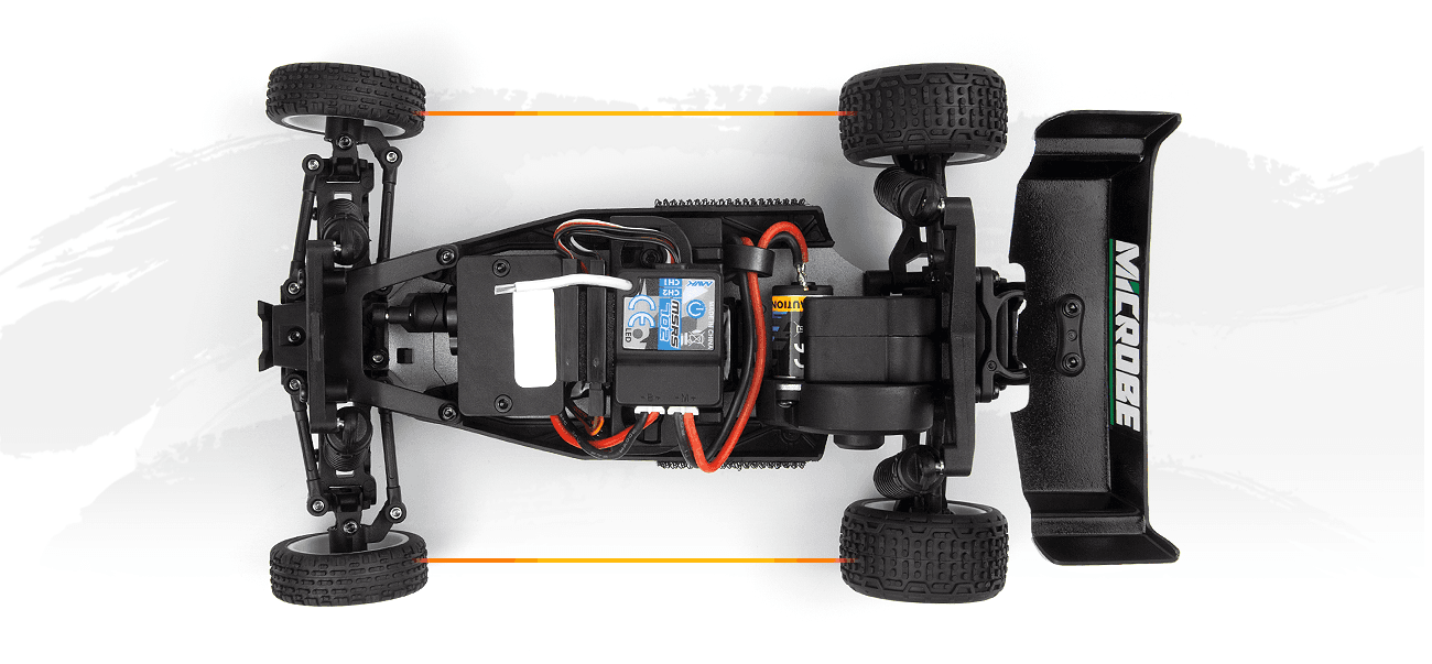 Buggy 1/24 Maverick Microbe – Voiture RC Tout-Terrain MV150803