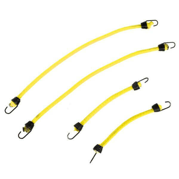 4 Tendeurs élastiques jaune - Accessoires pour crawler 1/10 - Breizh Modélisme.