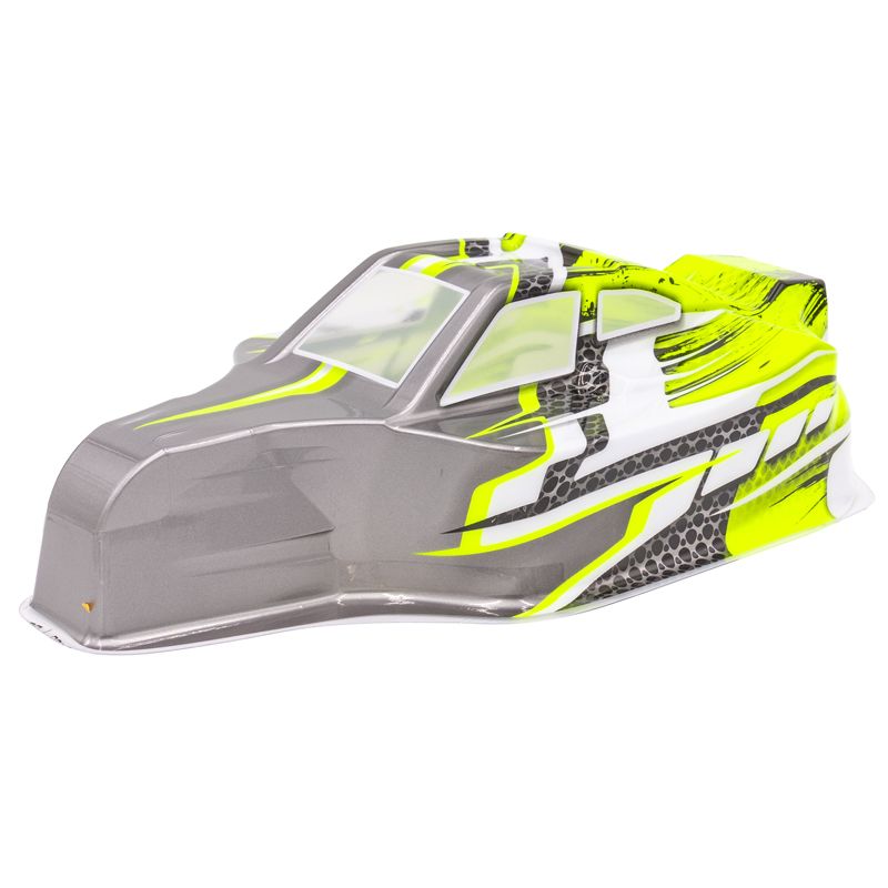 Carrosserie pas découpé NXT EVO V2 jaune - CA-296 - Breizh Modélisme.