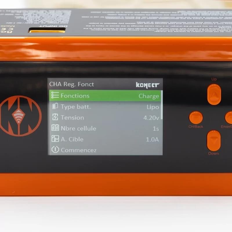 Chargeur rapide Lipo / NiMH DUAL AC/DC 200W Multi-Fonctions - KN-MULTI200-DUAL - Breizh Modélisme.