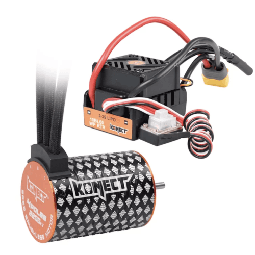 Combo brushless 60Amp WP + moteur 4P 3650SL 2200Kv - KN-COMBO-D1 - Breizh Modélisme.