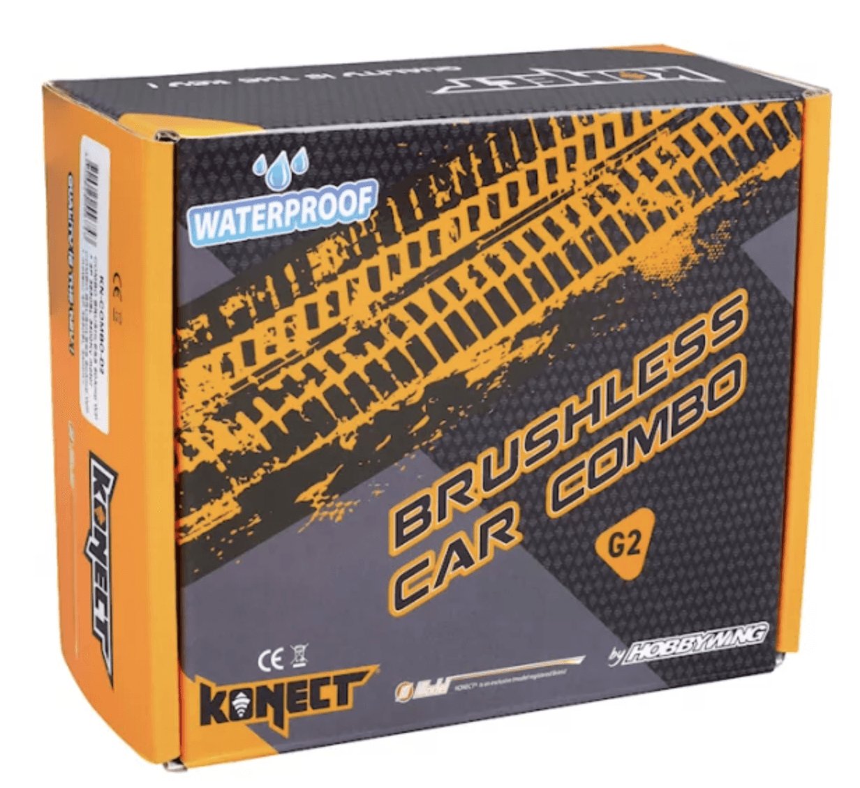 Combo brushless 60Amp WP + moteur 4P 3650SL 3400Kv - KN-COMBO-D2 - Breizh Modélisme.