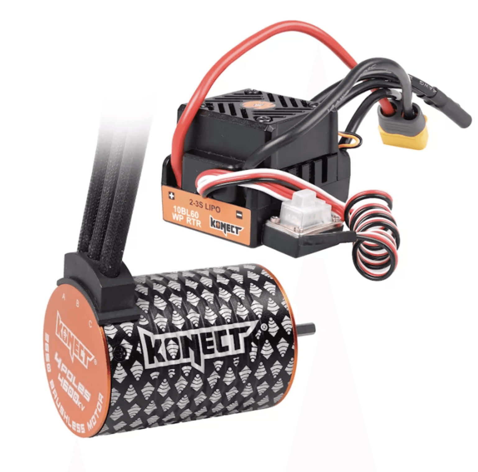Combo brushless 60Amp WP + moteur 4P 3650SL 4600Kv - KN-COMBO-D4 - Breizh Modélisme.
