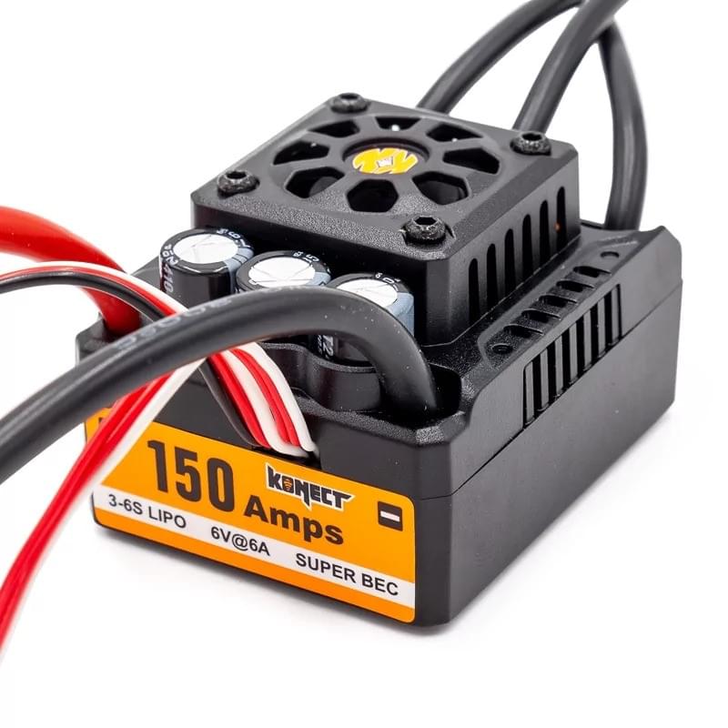 Contrôleur Brushless 1/8 150A Waterproof G2 - KN-8BL150-WP-G2 - Breizh Modélisme.